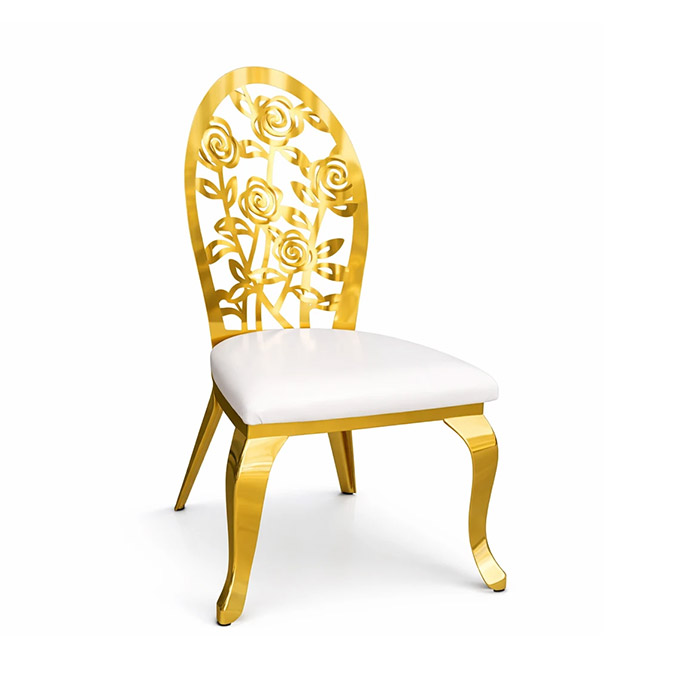 صندلی تالار بیضی طرح گل